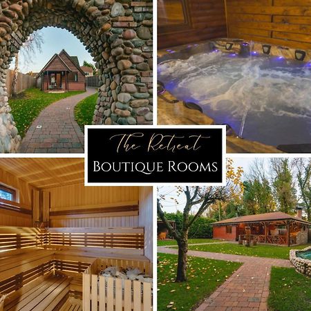 The Retreat Sauna & Hot Tub Boutique Rooms Great Paxton 外观 照片