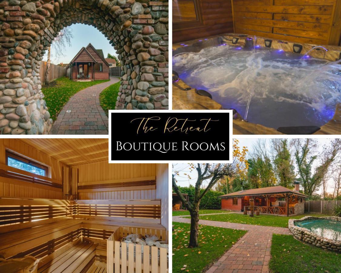 The Retreat Sauna & Hot Tub Boutique Rooms Great Paxton 外观 照片