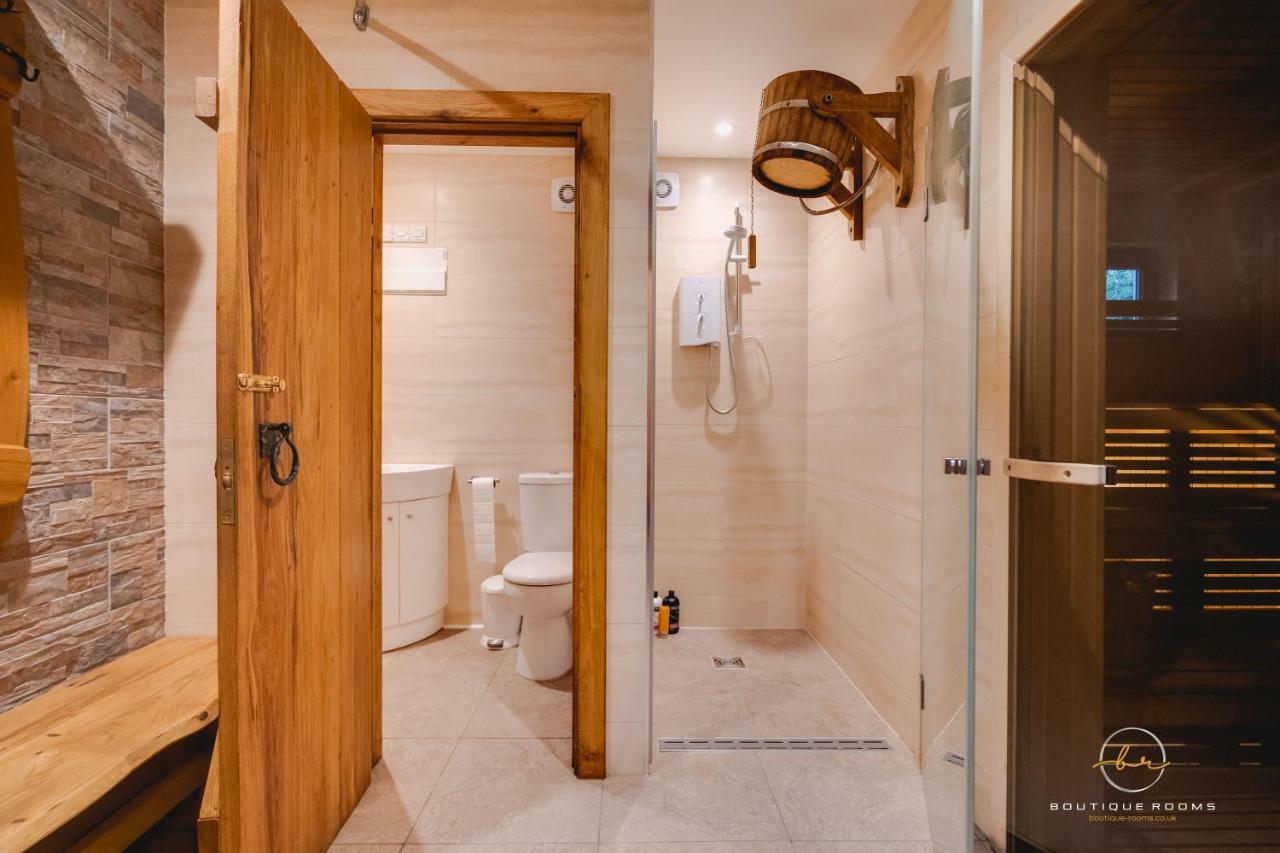 The Retreat Sauna & Hot Tub Boutique Rooms Great Paxton 外观 照片